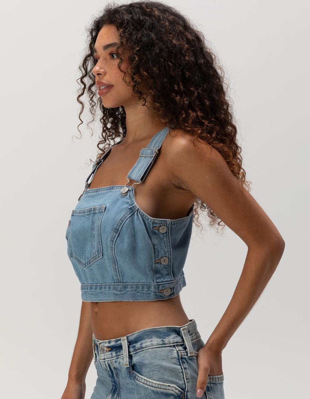 LEVI'S Shellsea Womens Overall Top - LIGHT WASH Product Image