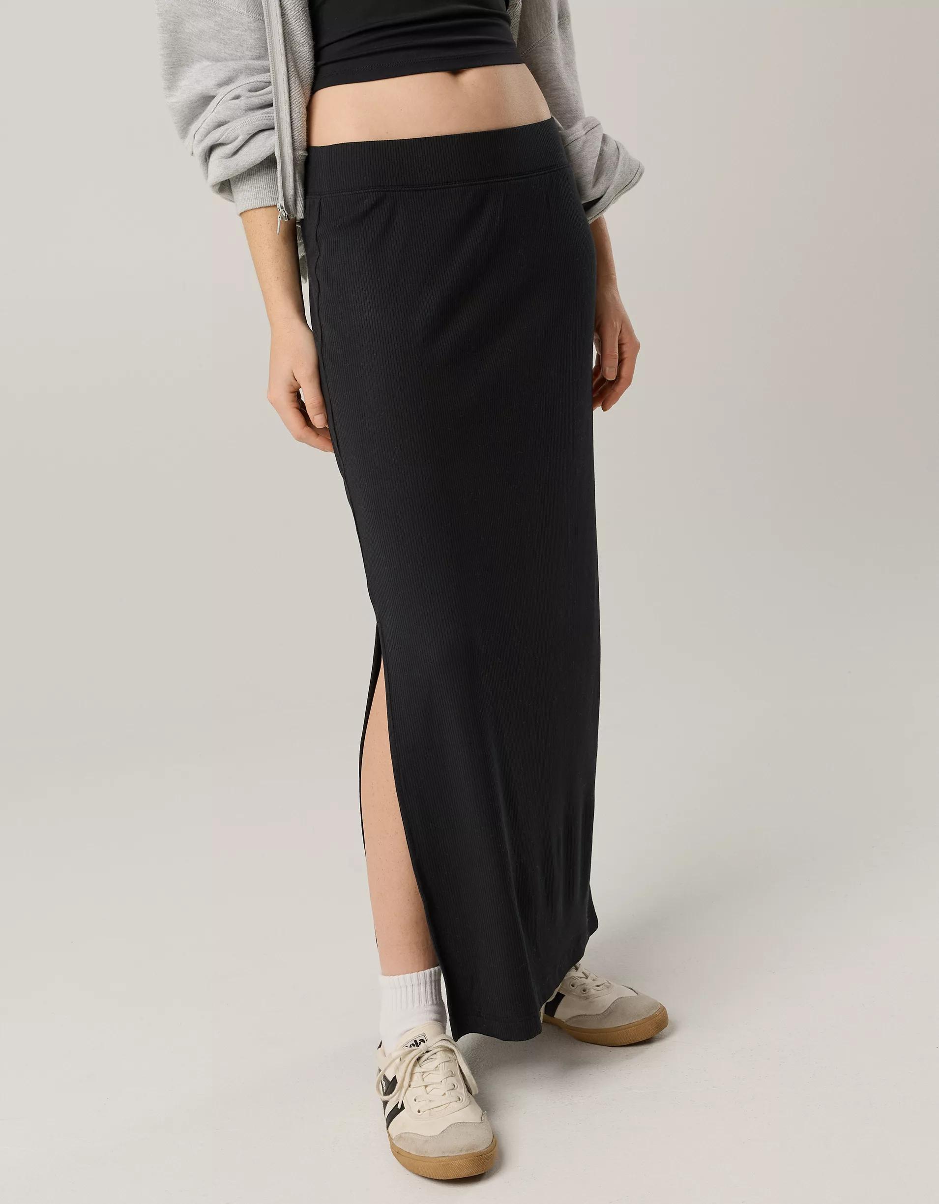OFFLINE By Aerie Thumbs Up Heavyweight Maxi Skirt Product Image