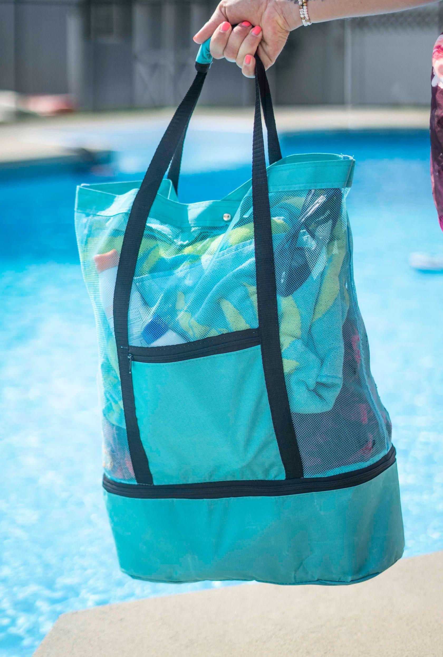 Insulated Cooler Picnic Beach Tote Bag Product Image