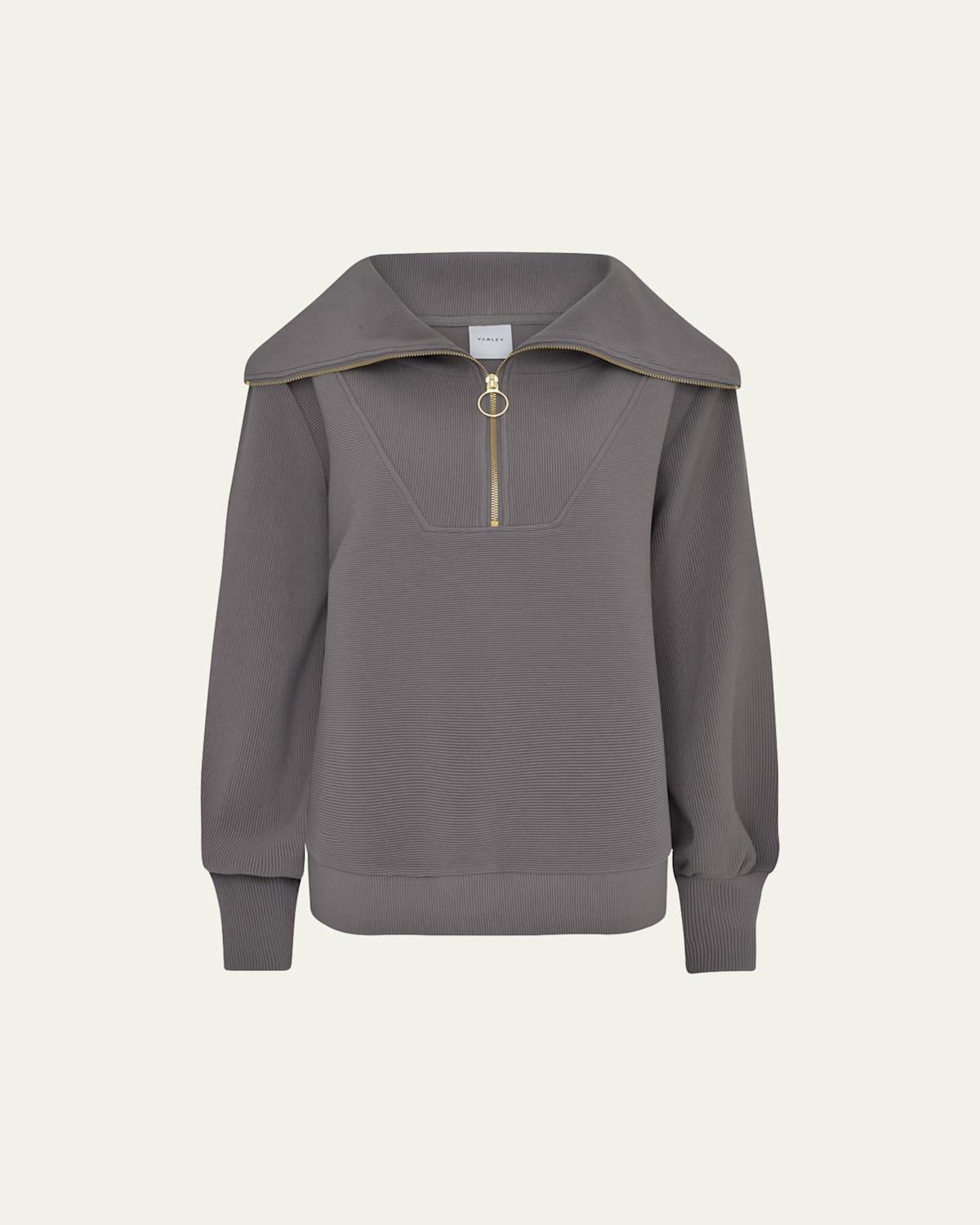 Vine Oversized 1/2-Zip Pullover Sweatshirt Product Image