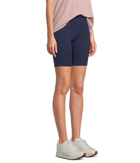 Under Armour Solid Motion High Waist Pull-On Bike Shorts Product Image