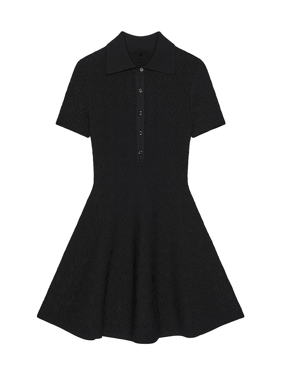 Womens Polo Dress in Monogram Jacquard Product Image