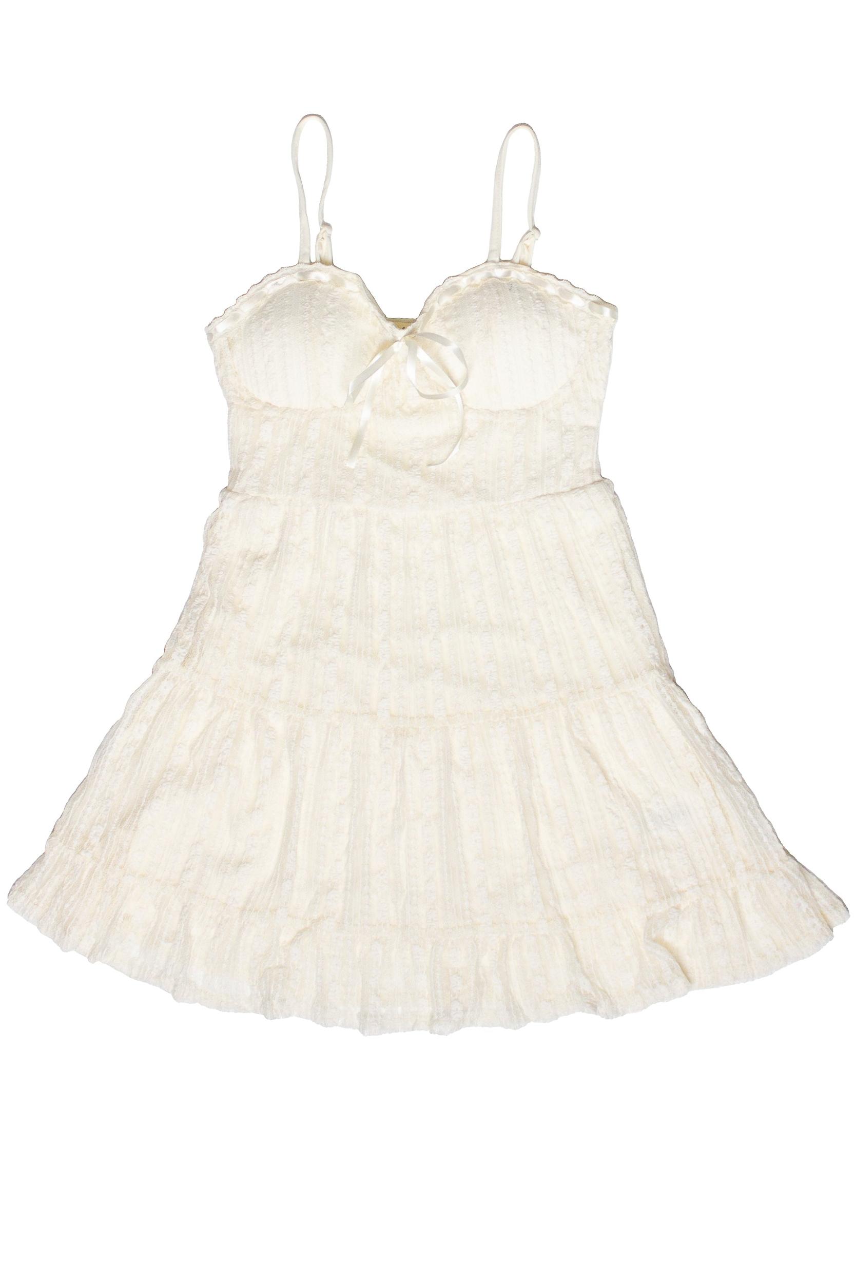 Floral Lace Bustier Mini Dress Product Image