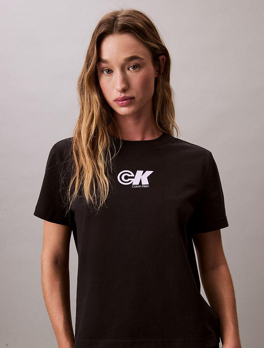 Monogram Logo Graphic Slim T-Shirt Product Image