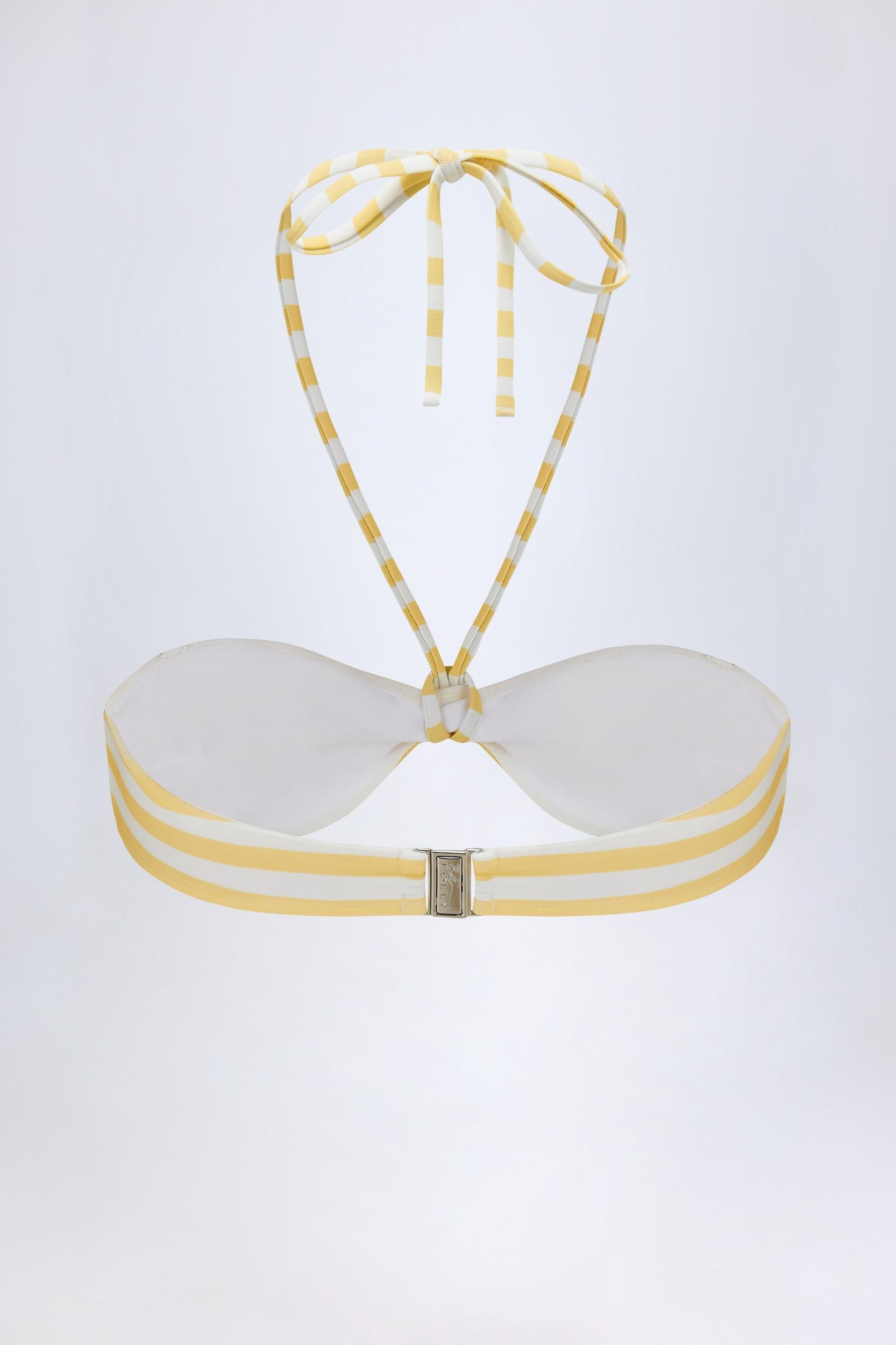 Multiway Bikini Top in Lemon Product Image