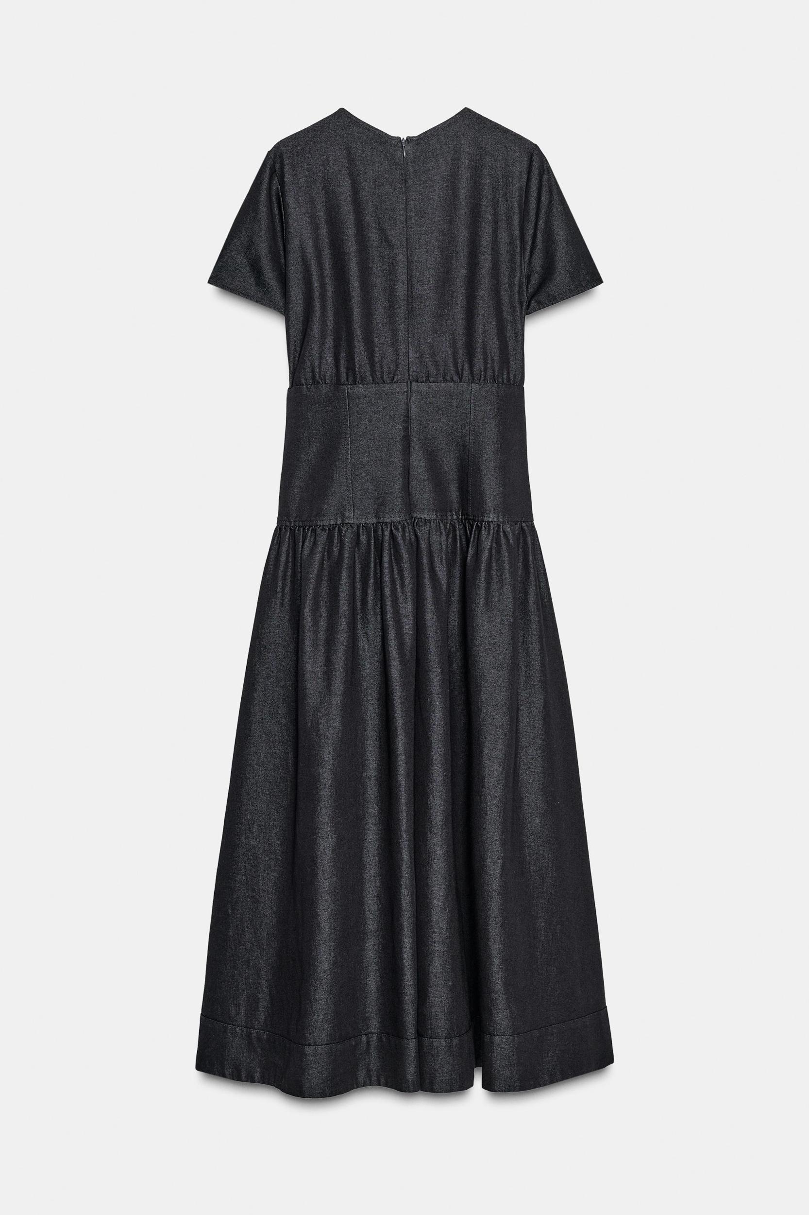 ZW COLLECTION DENIM MIDI DRESS Product Image