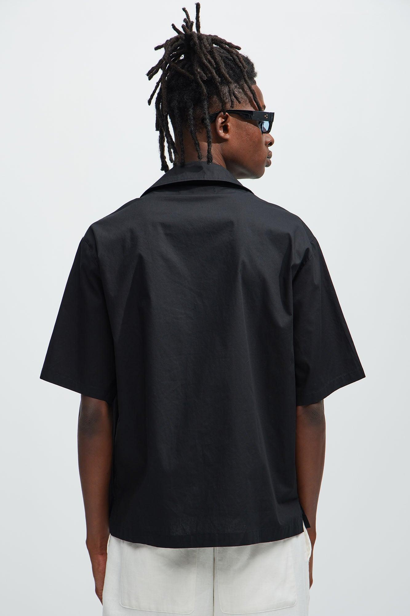 Deering Embroidery Shirt - Black Product Image