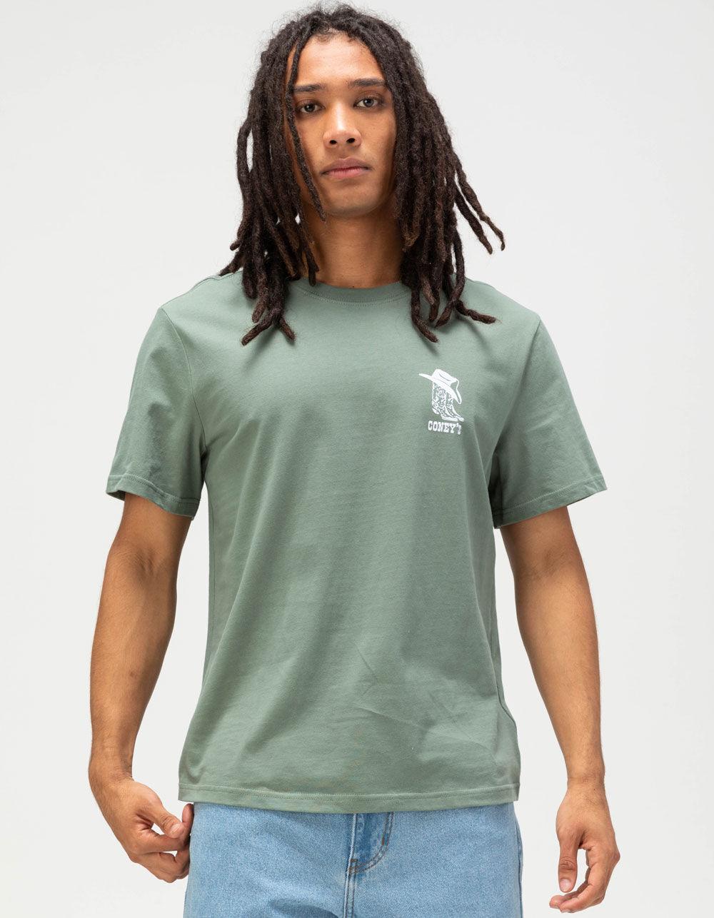 CONEY ISLAND PICNIC Coney's Bar Mens Tee - GREEN Product Image