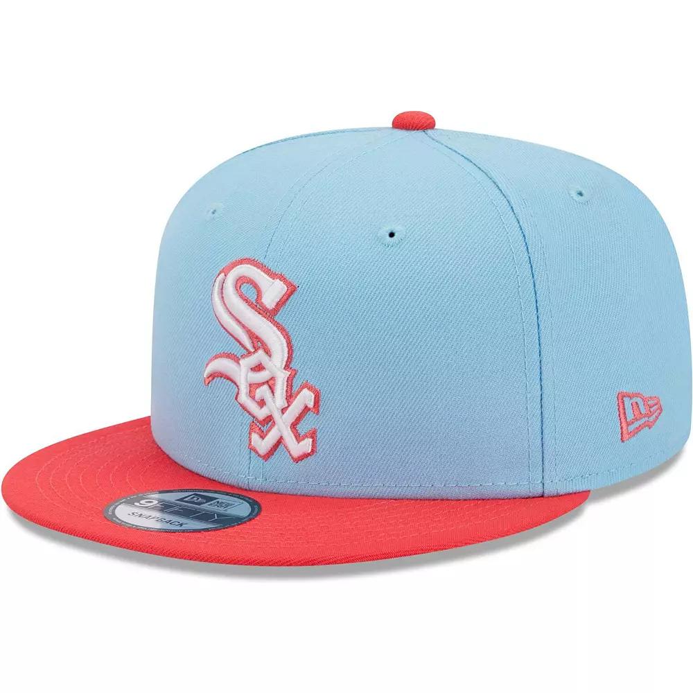 Men's New Era Light Blue/Red Chicago White Sox Spring Basic Two-Tone 9FIFTY Snapback Hat Product Image