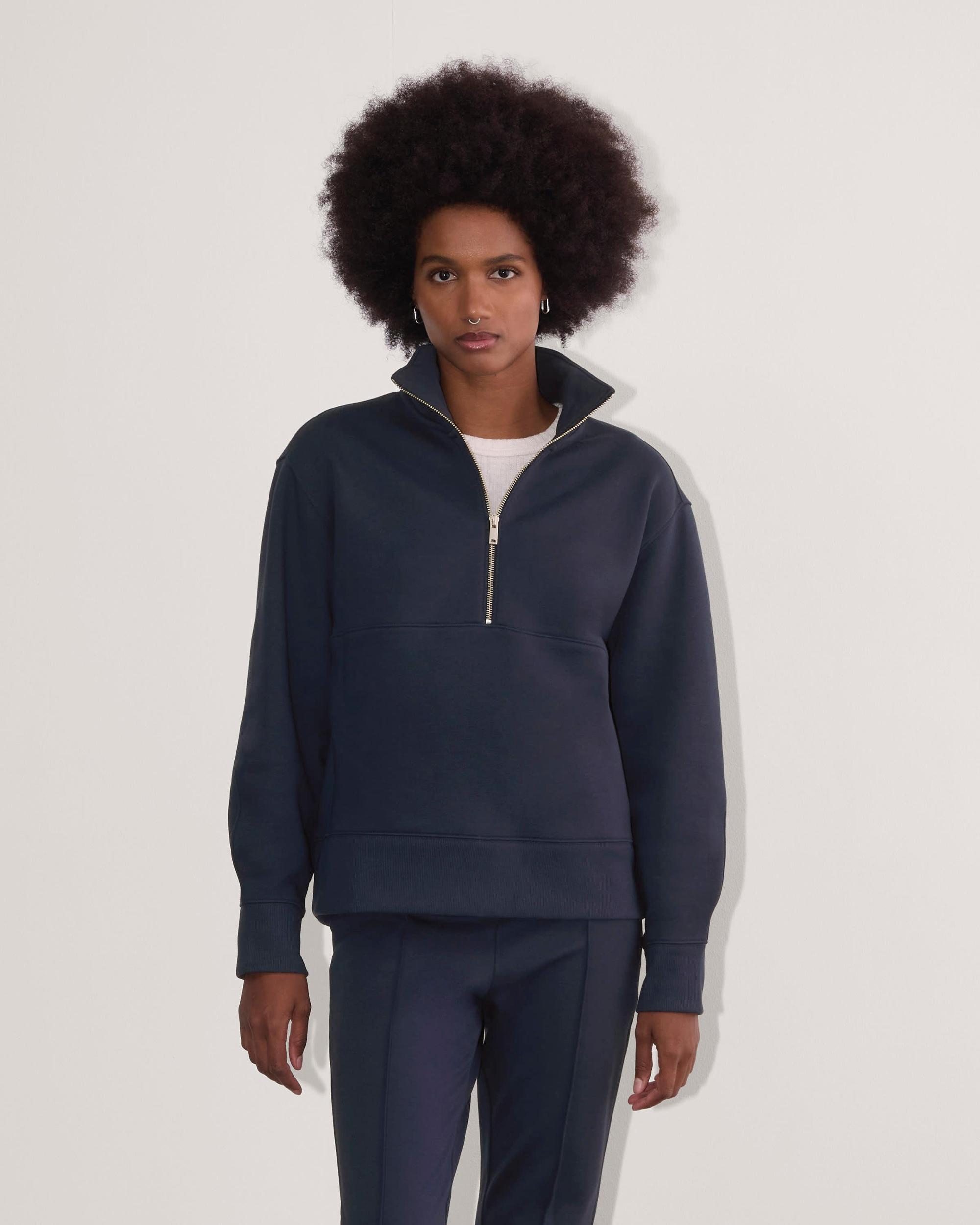 Womens Laid-Back Half-Zip Sweatshirt by Everlane Product Image