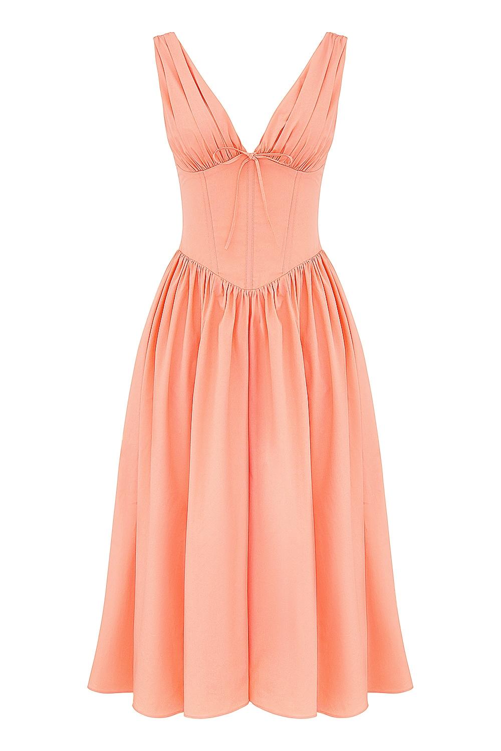 Emmelina  sorbet cotton corset sundress Product Image