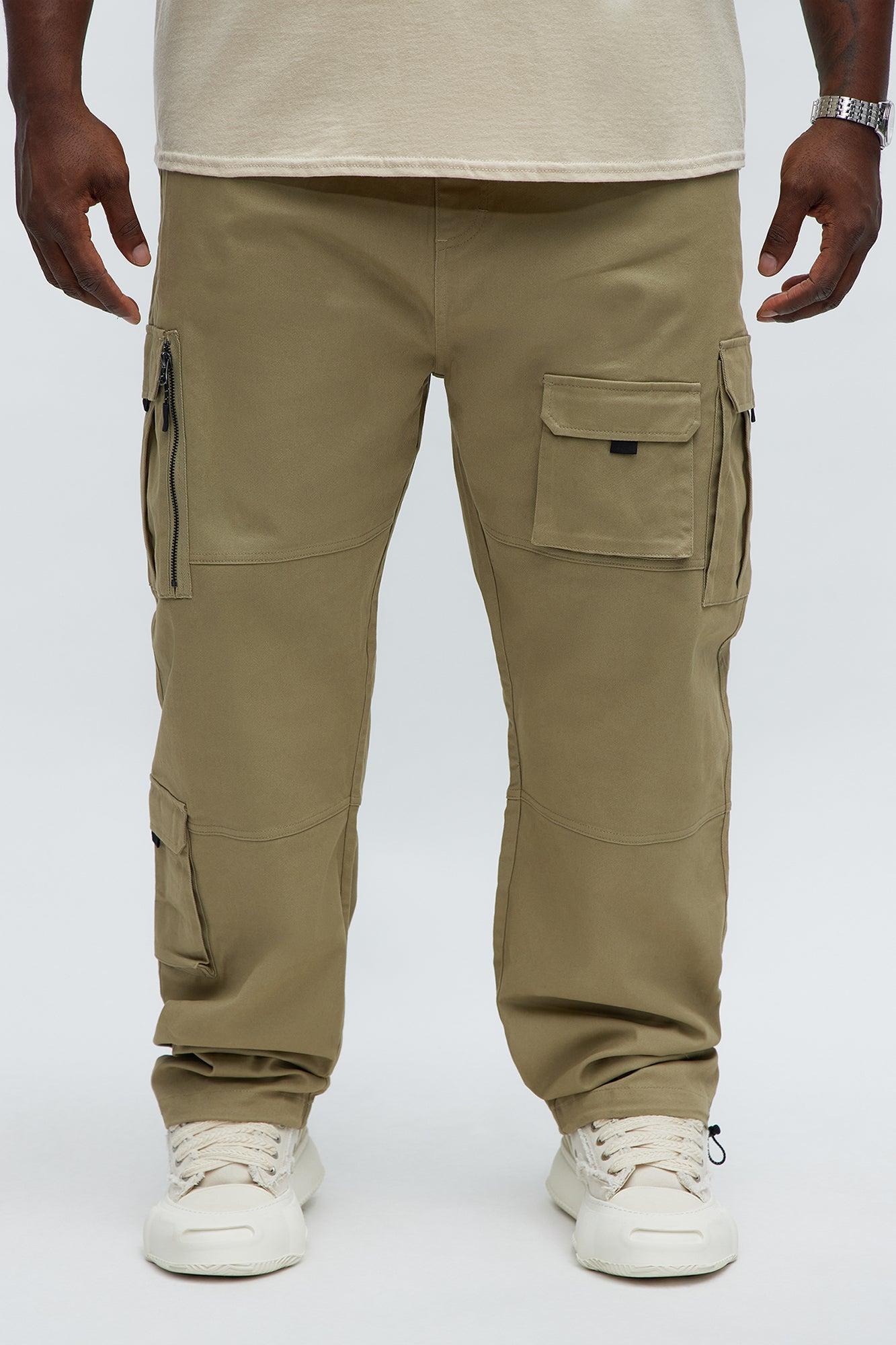 Slim Mission Ready Cargo Pants - Olive Male Product Image