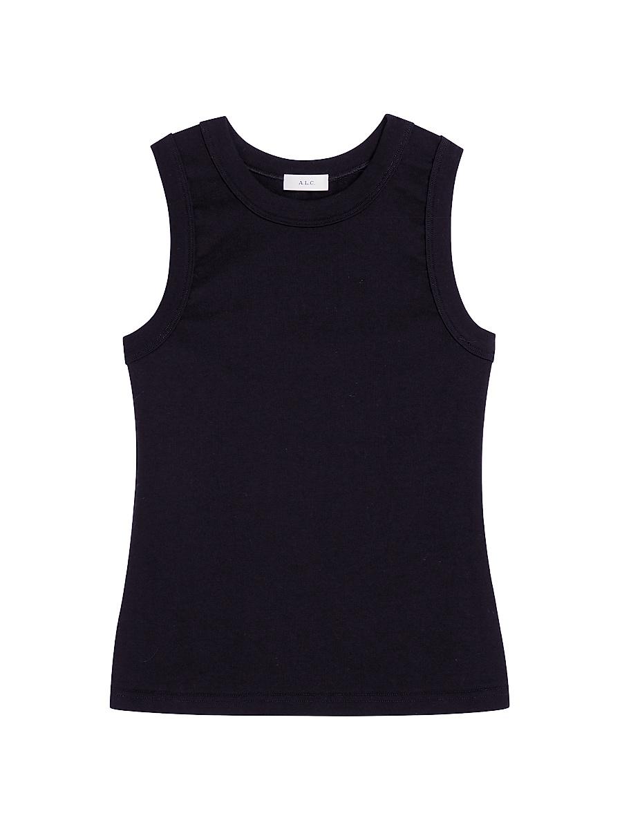 Womens Hadley Rib-Knit Cotton Tank Product Image