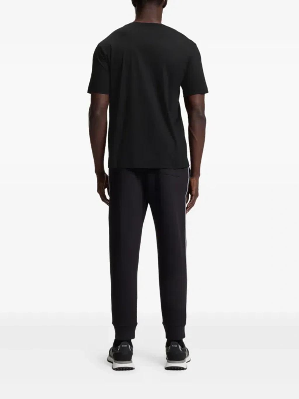 HUGO BOSS T-shirt Mit Grafischem Print In Black Product Image
