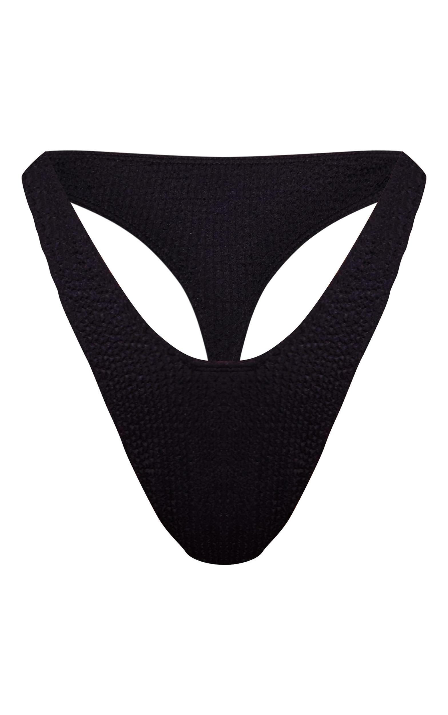 Black Underwired Cupped Bikini Top Product Image