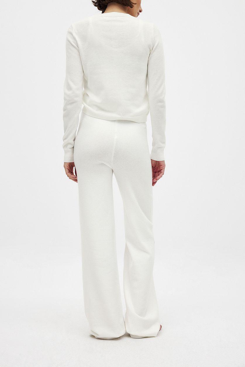 Knitted Wide Trousers Product Image