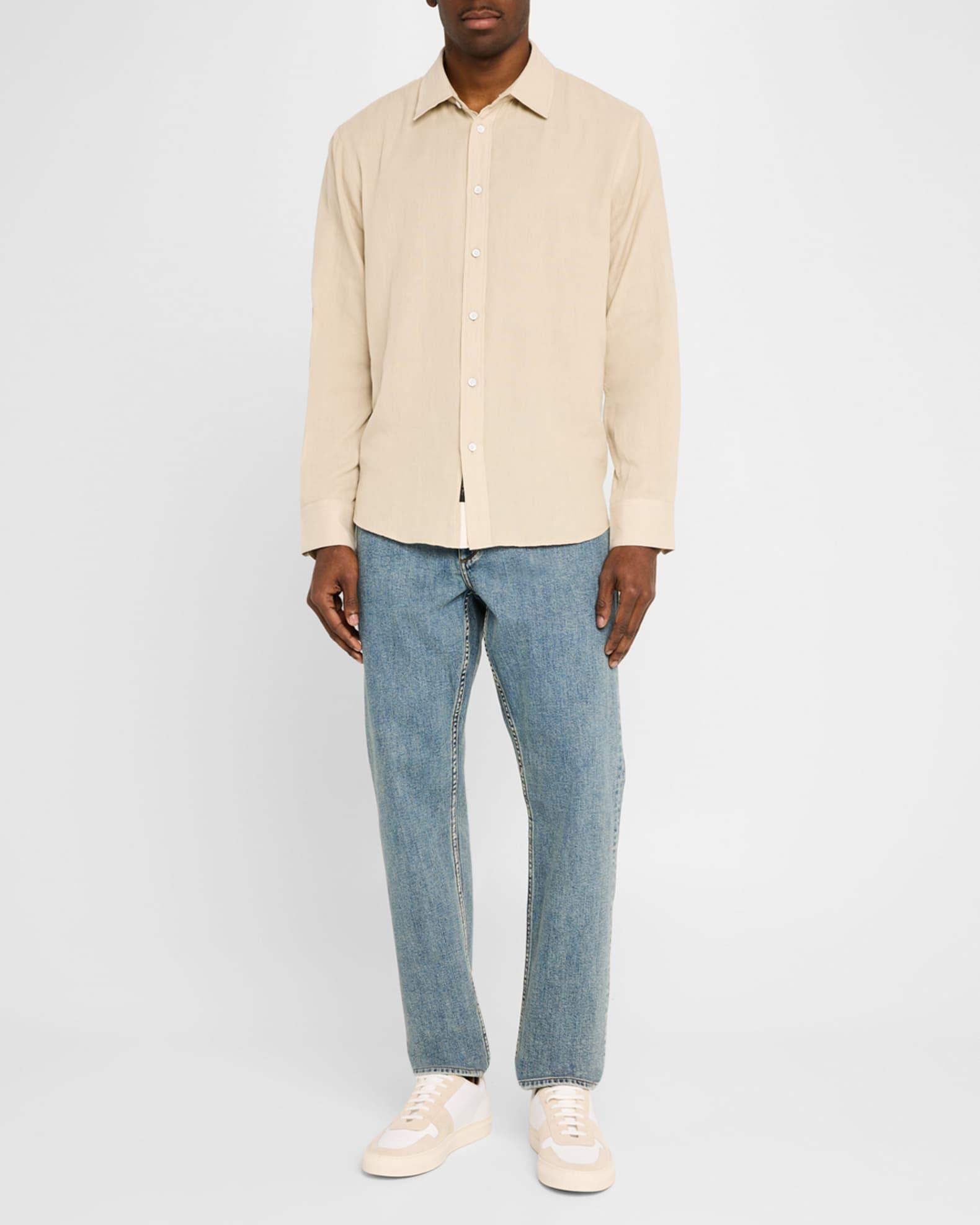 Men's Finch Gauze Striped Dress Shirt Product Image