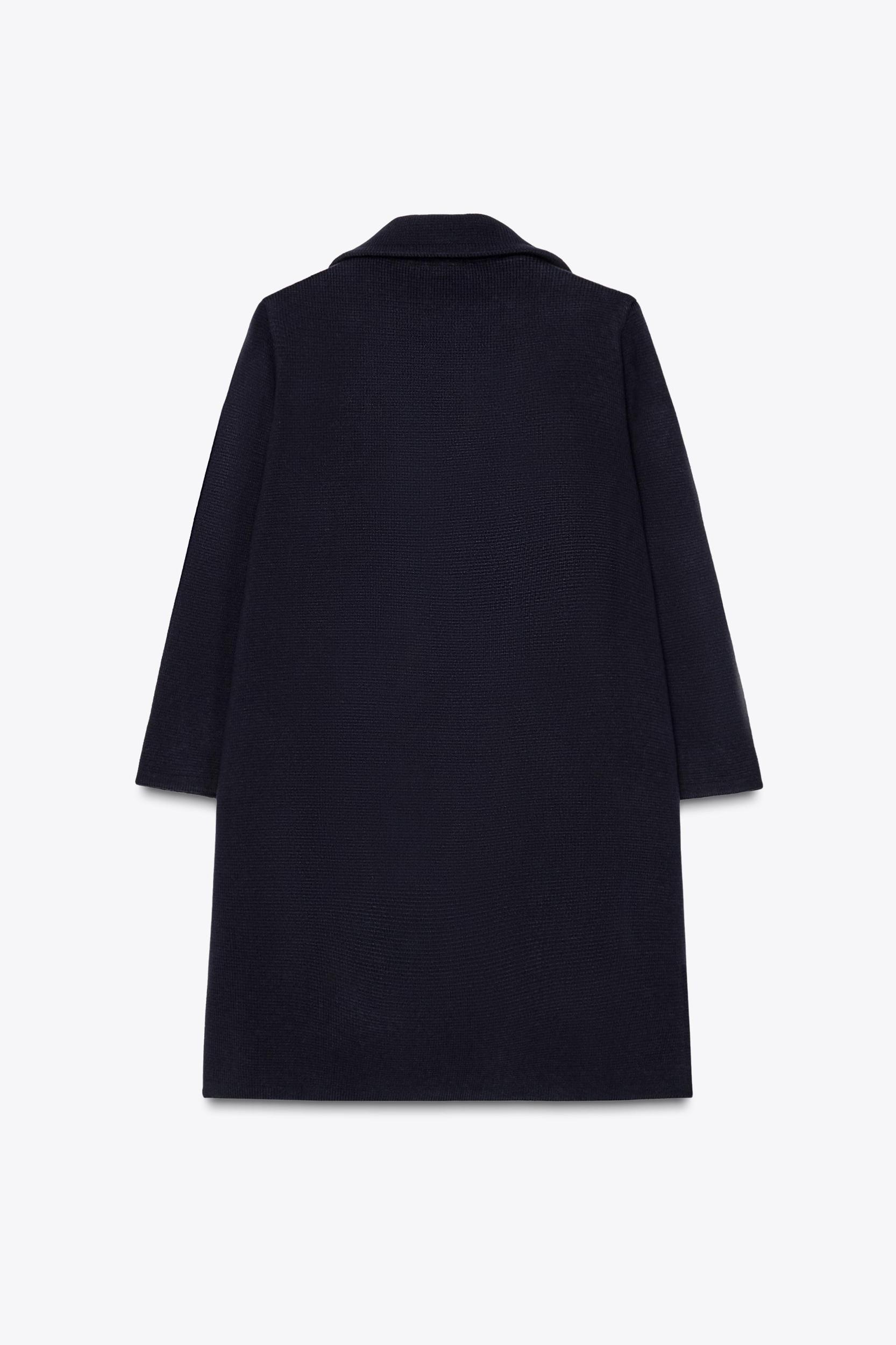 DOUBLE BREASTED KNIT COAT Product Image