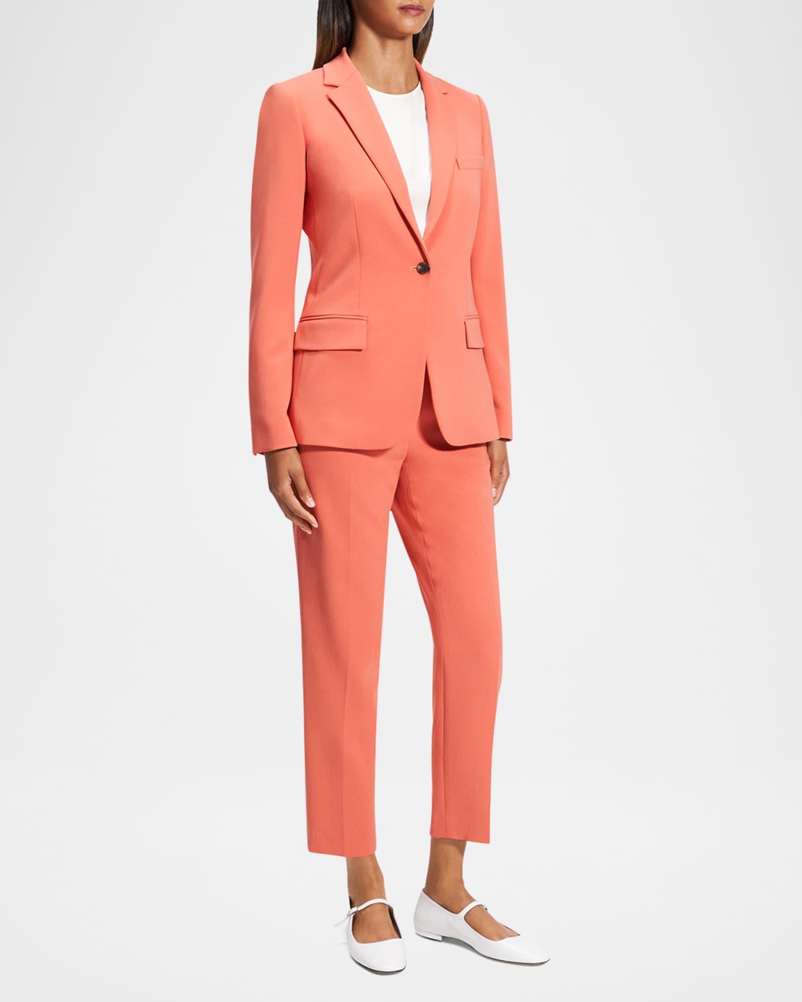 Admiral Crepe One-Button Staple Blazer Product Image