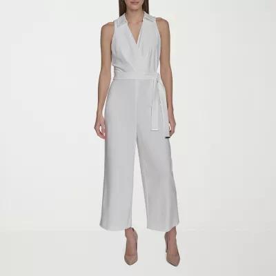 Marc New York Womens Sleeveless Belted Jumpsuit Product Image