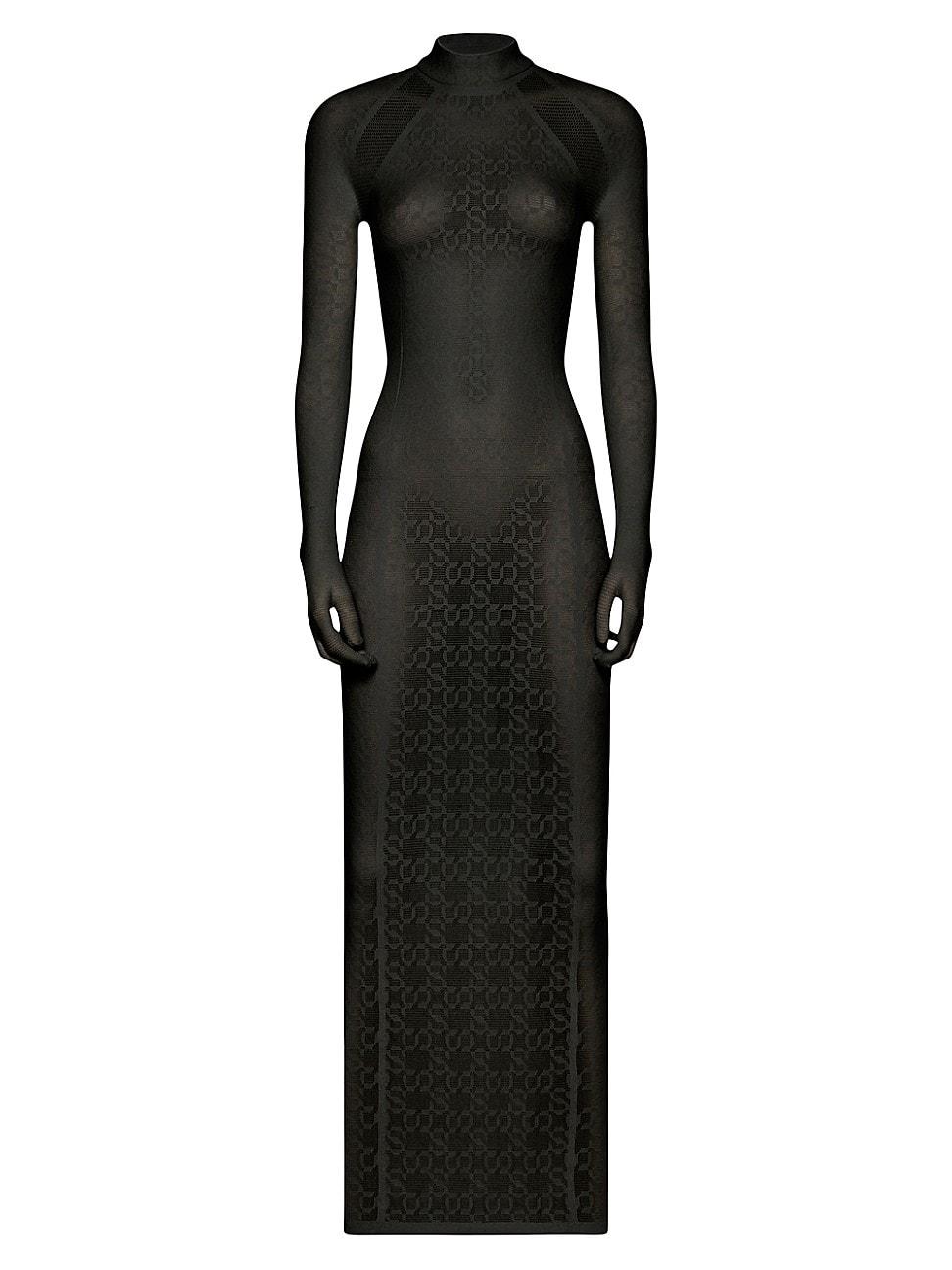 Womens SIMKHAI x Wolford Semi-Sheer Logo Dress Product Image