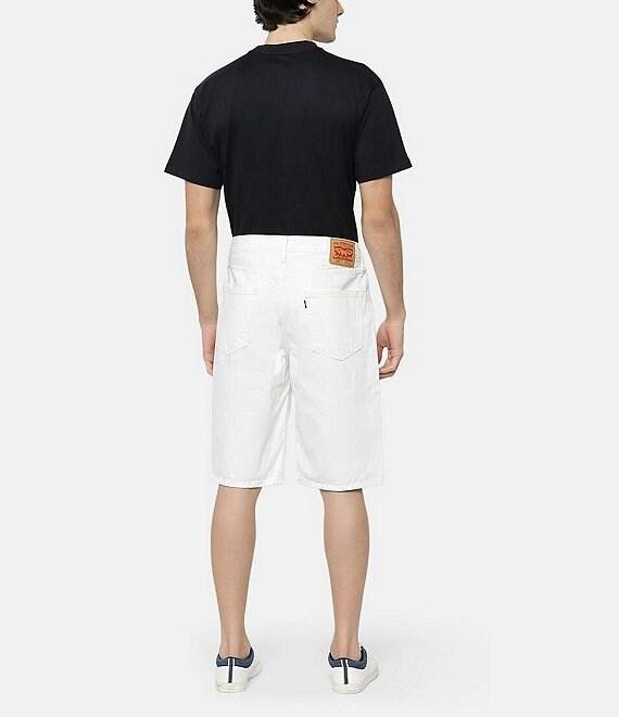 Levi's® 469 Loose Fit 12#double; Inseam Mid Rise Denim Shorts Product Image