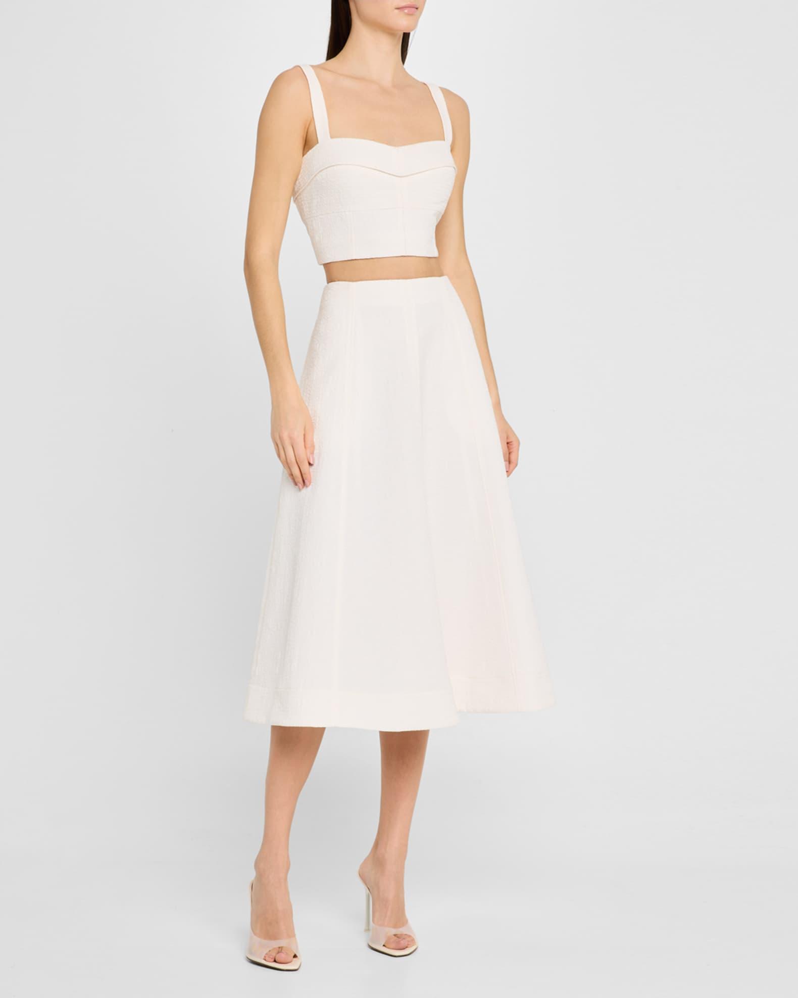 Faxon Textured Sleeveless Crop Top Product Image