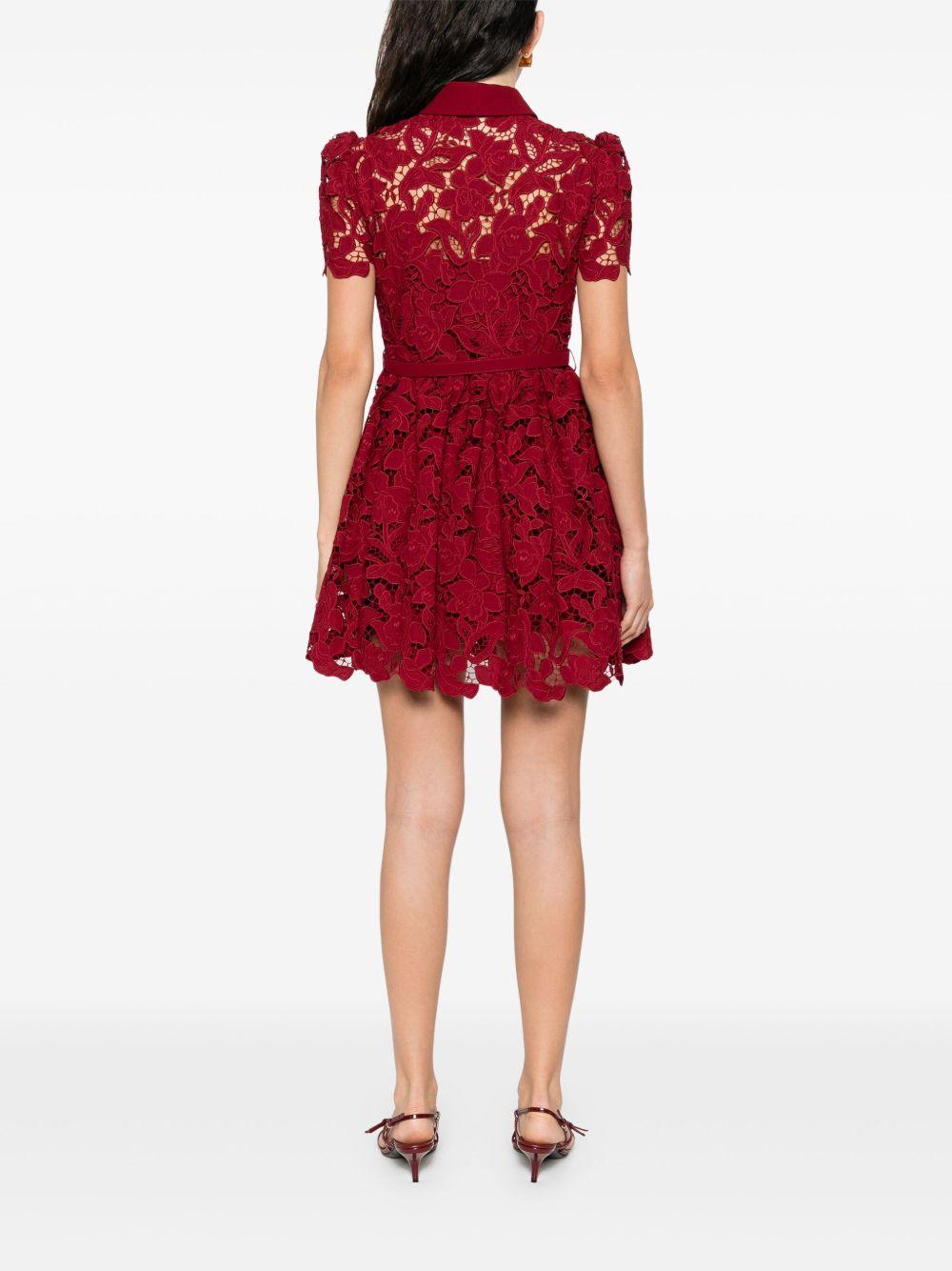 floral-lace mini dress Product Image