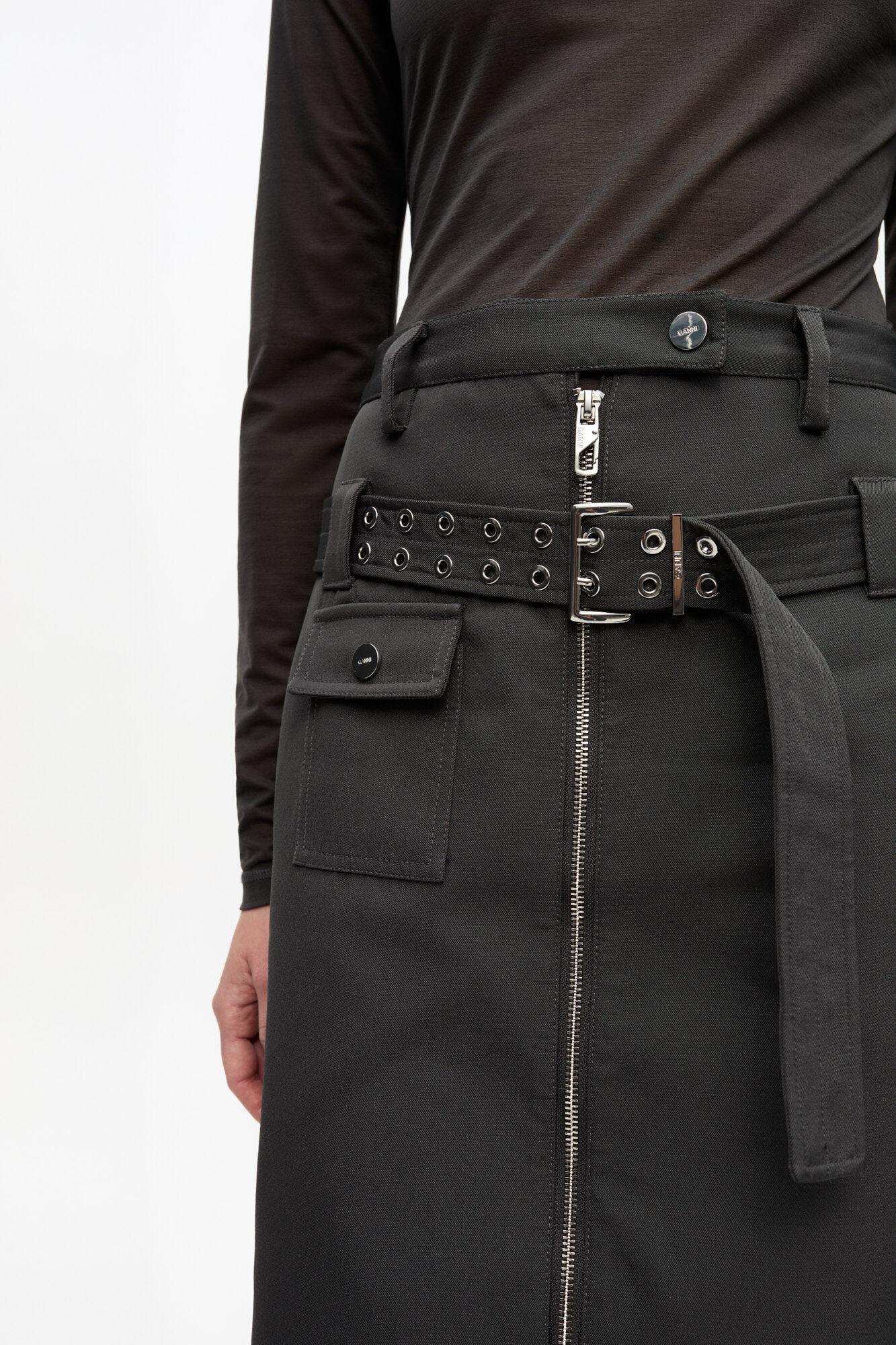 Black Bonded Crepe Blazer Product Image