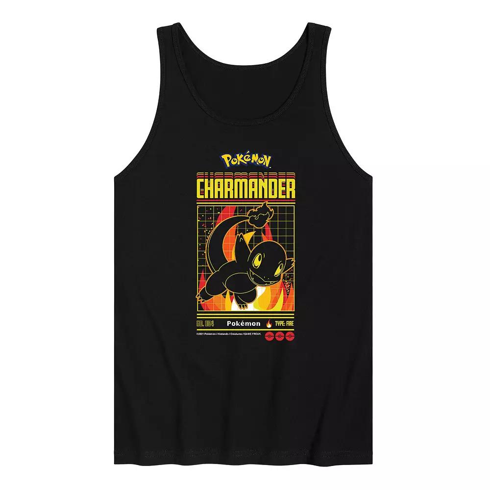 Men's Pokemon Charmander Gamer Tank Top,  Product Image