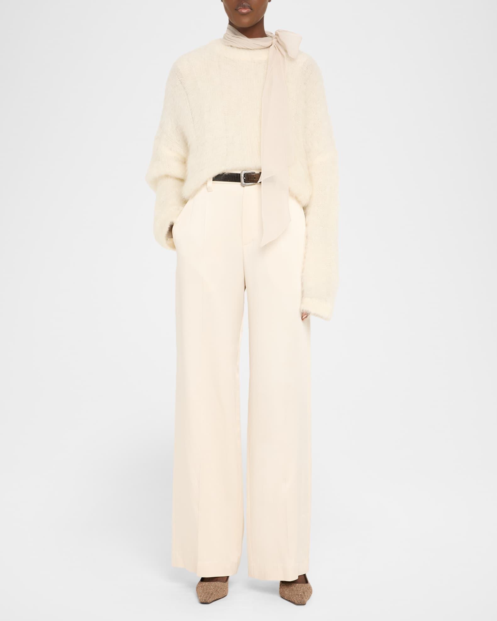 Suede Monili Croco Slingback Pumps Product Image