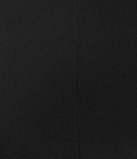 Preston & York Angie Crepe Crew Neck Sleeveless Back Split Hem Column Sheath Coordinating Dress Product Image