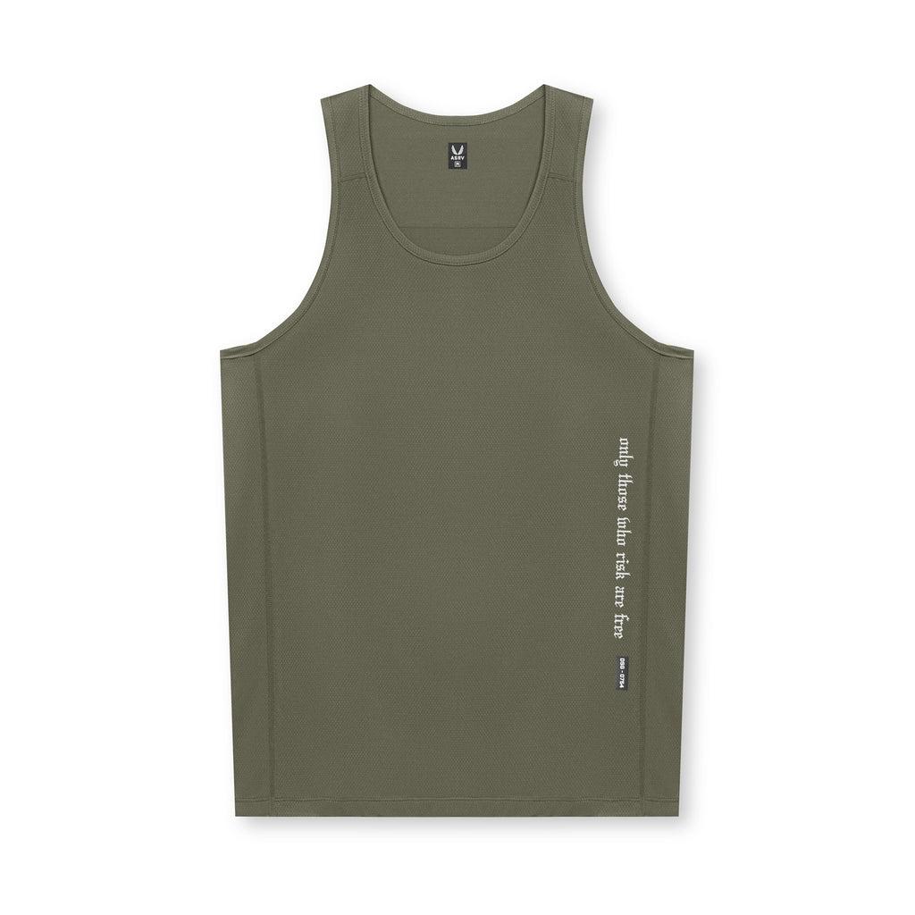 0754. AeroSilver® Training Singlet - Olive Product Image