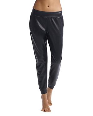 Womens Faux Leather Joggers Product Image