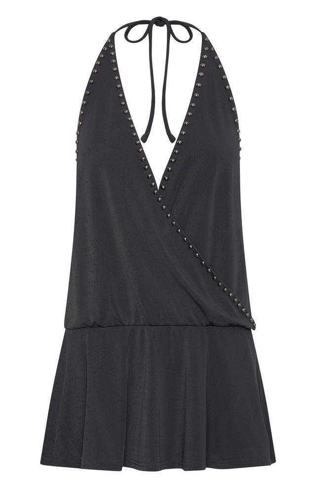 Favourite Moment Mini Dress Charcoal Product Image