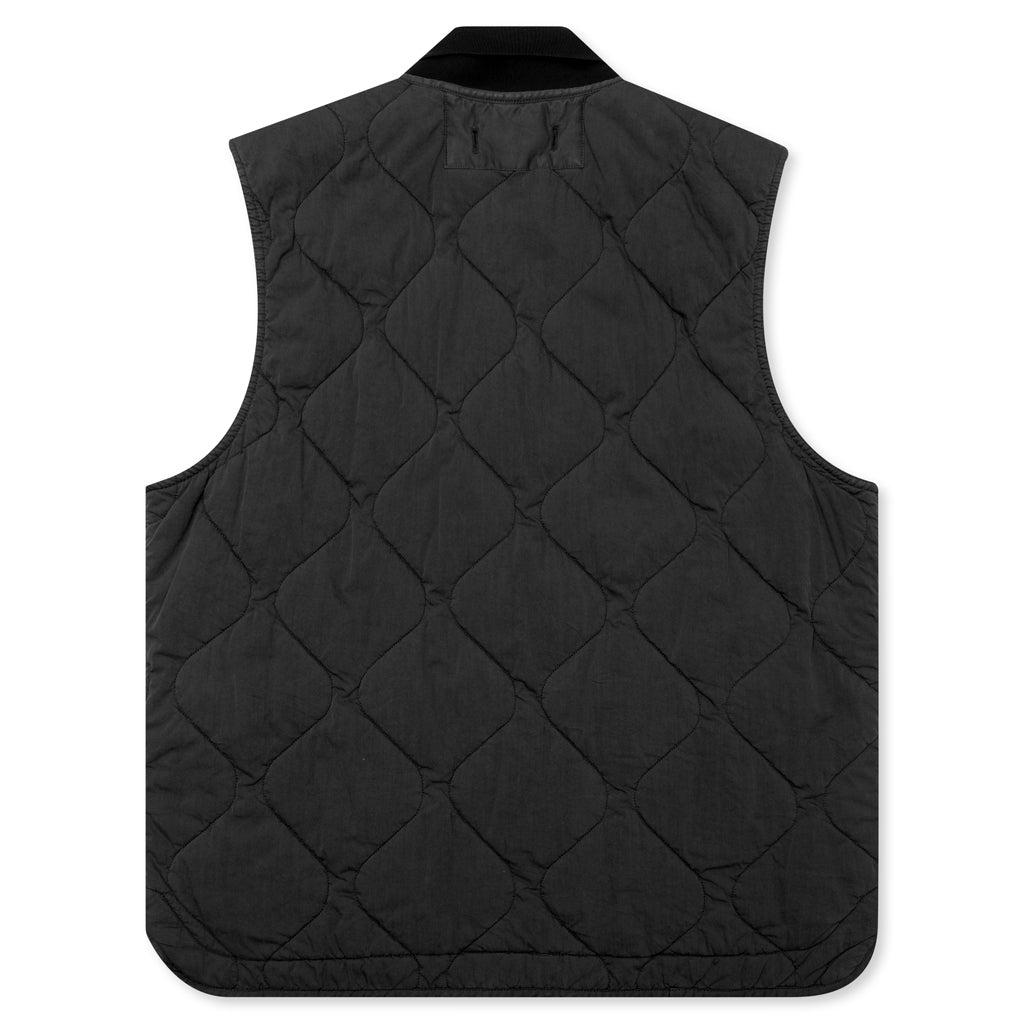 Quilted Nylon Vest - Lead Grey Male Product Image