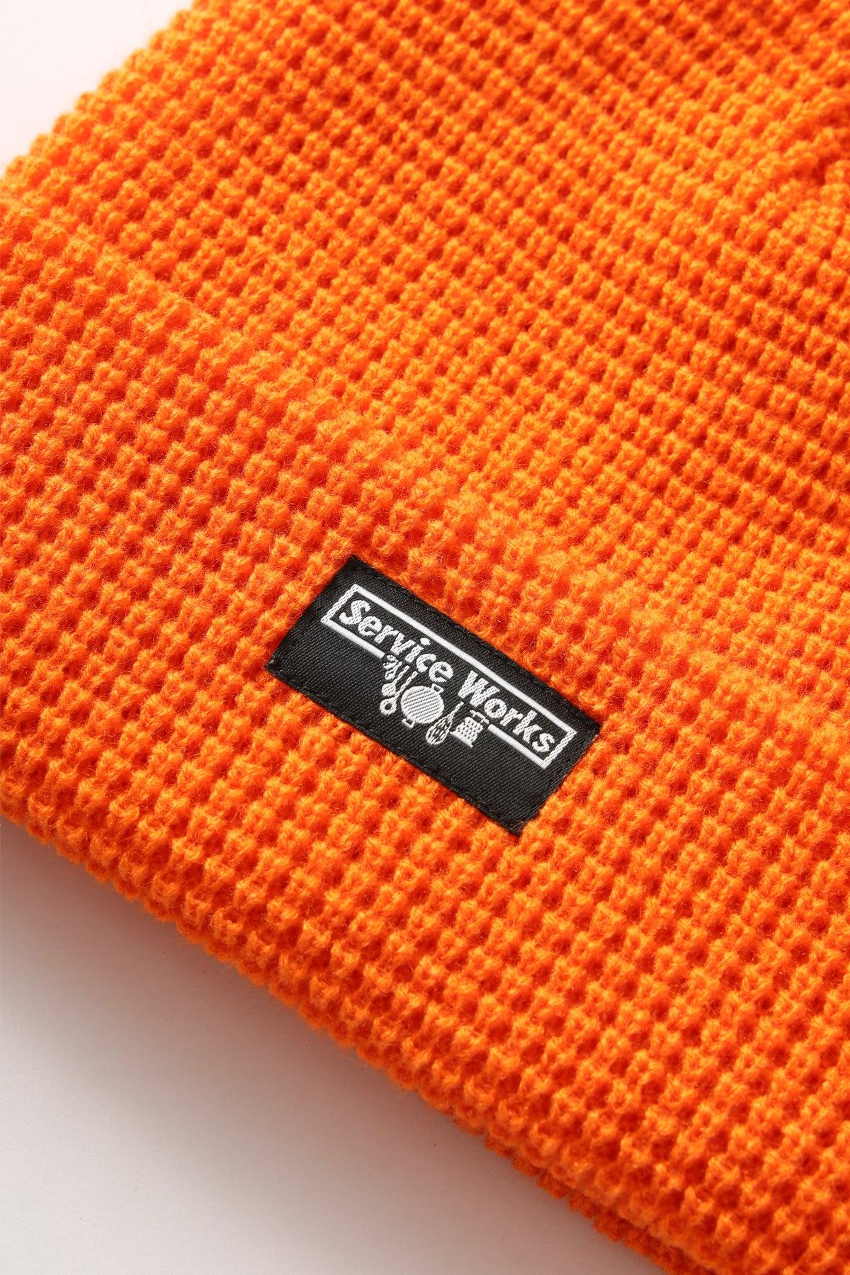 Waffle Logo Beanie - Orange Product Image