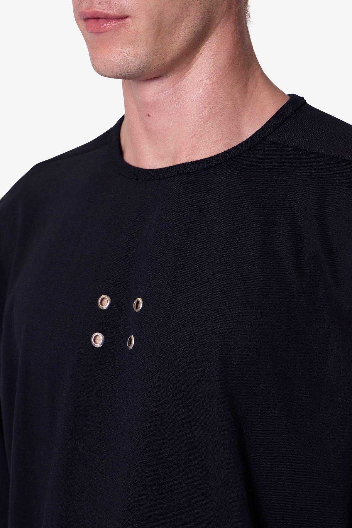 4 Eyelets Tee - Black Product Image