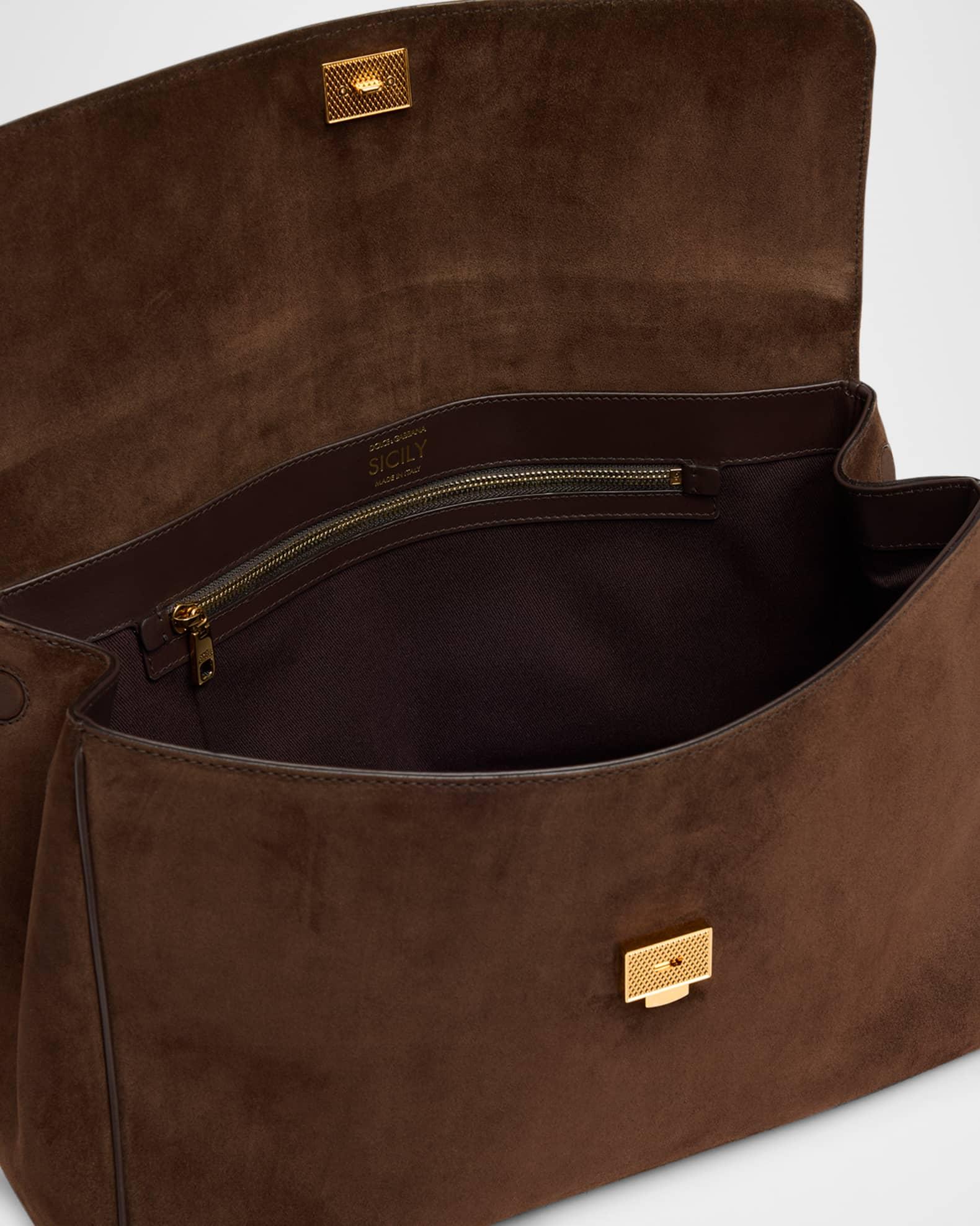 Sicily Suede Top-Handle Bag Product Image