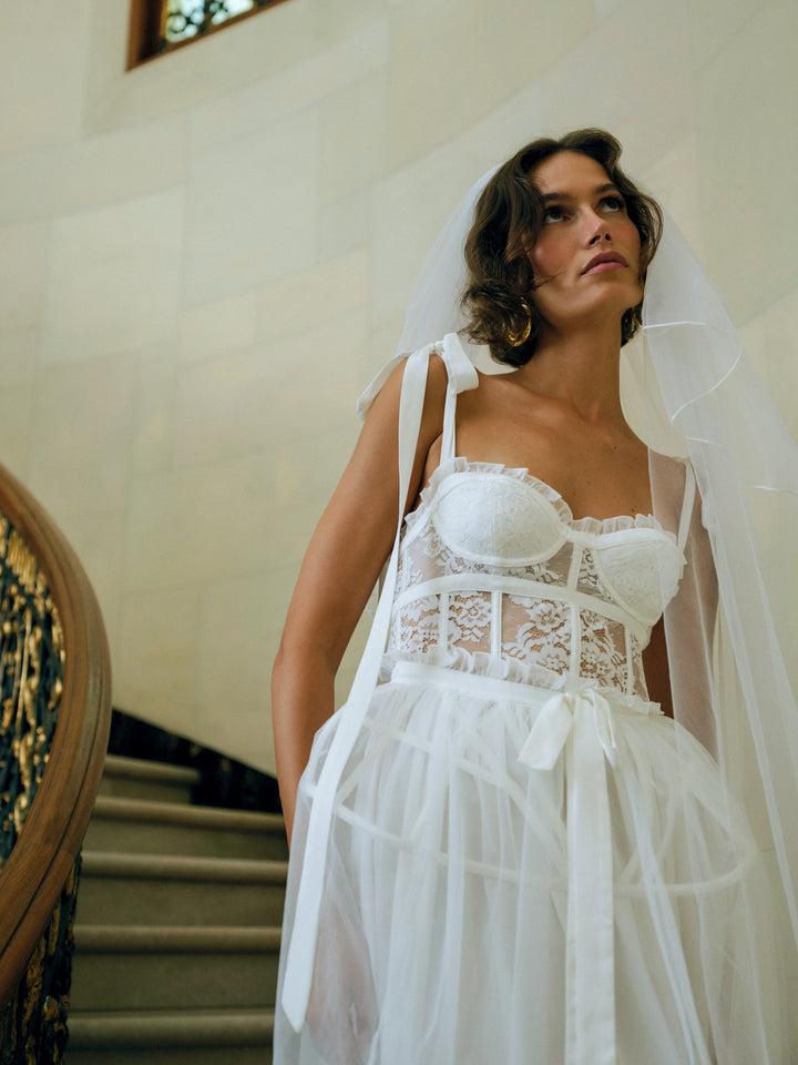 Valetta Gown — Cream Product Image