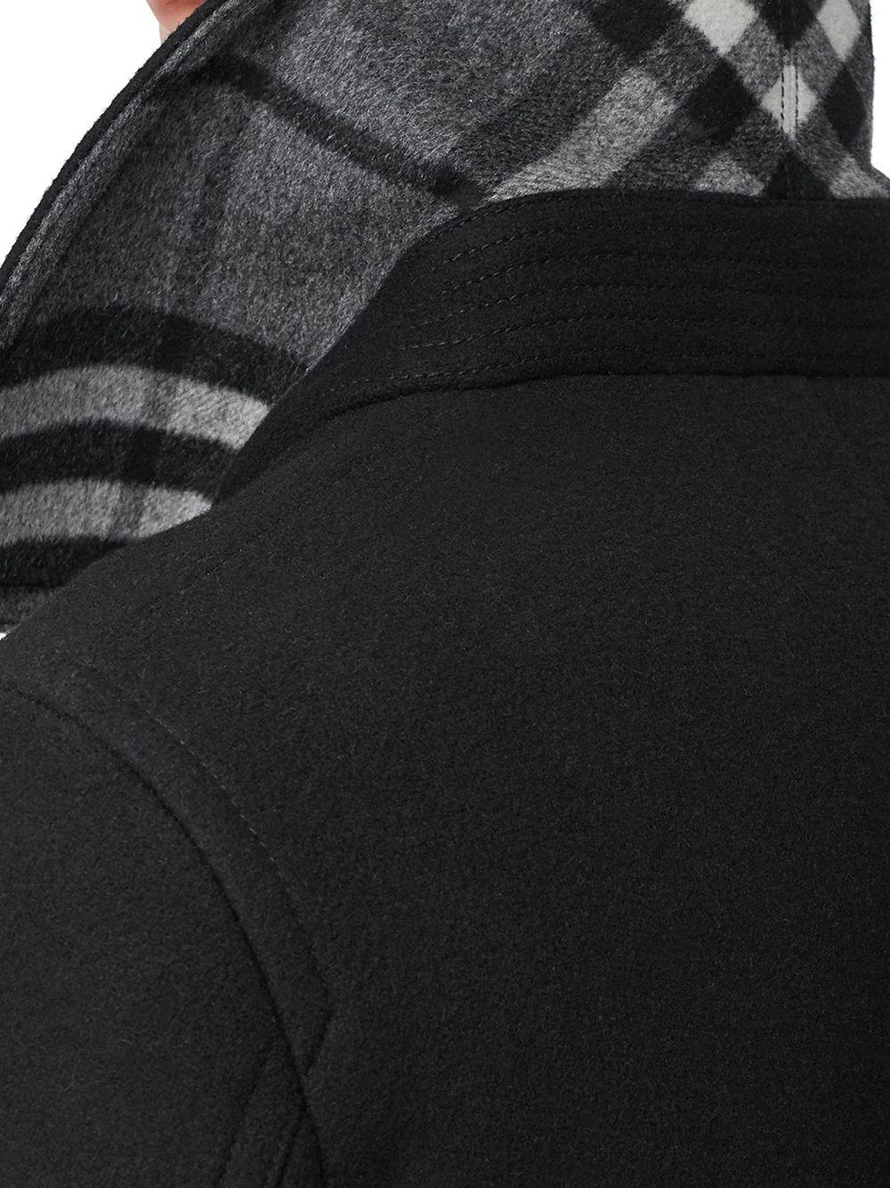 Wool Blend Pea Coat Product Image