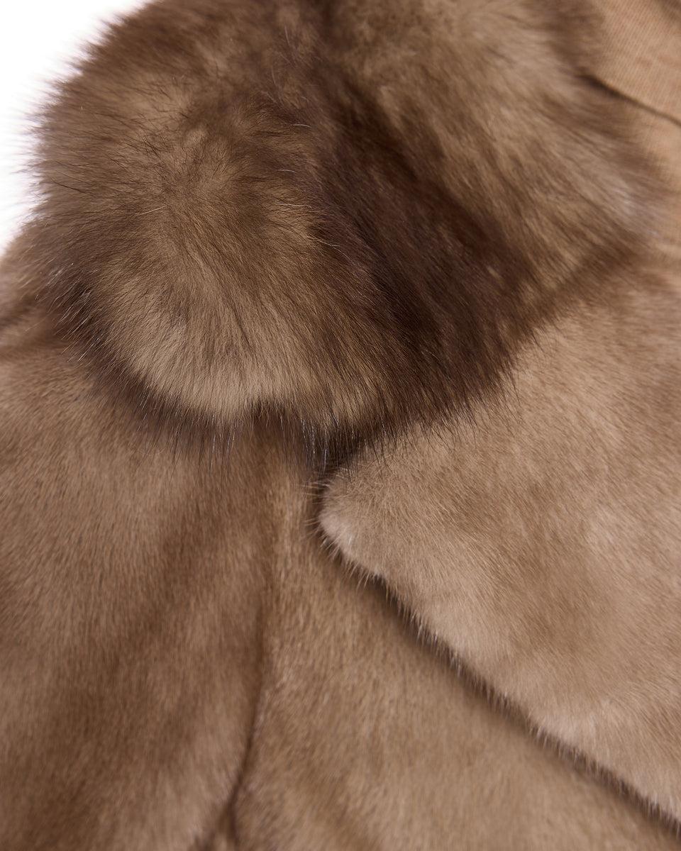 Mink Jacket with Sable Collar Product Image