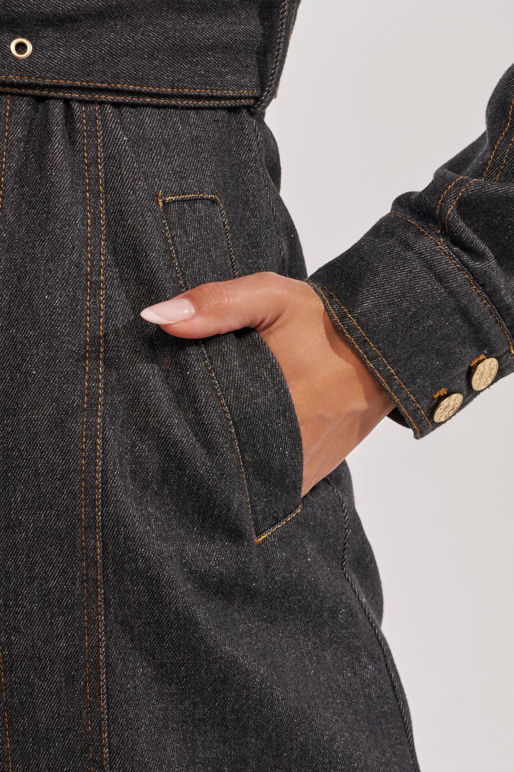 ON YOUR RADAR DENIM TRENCH Product Image