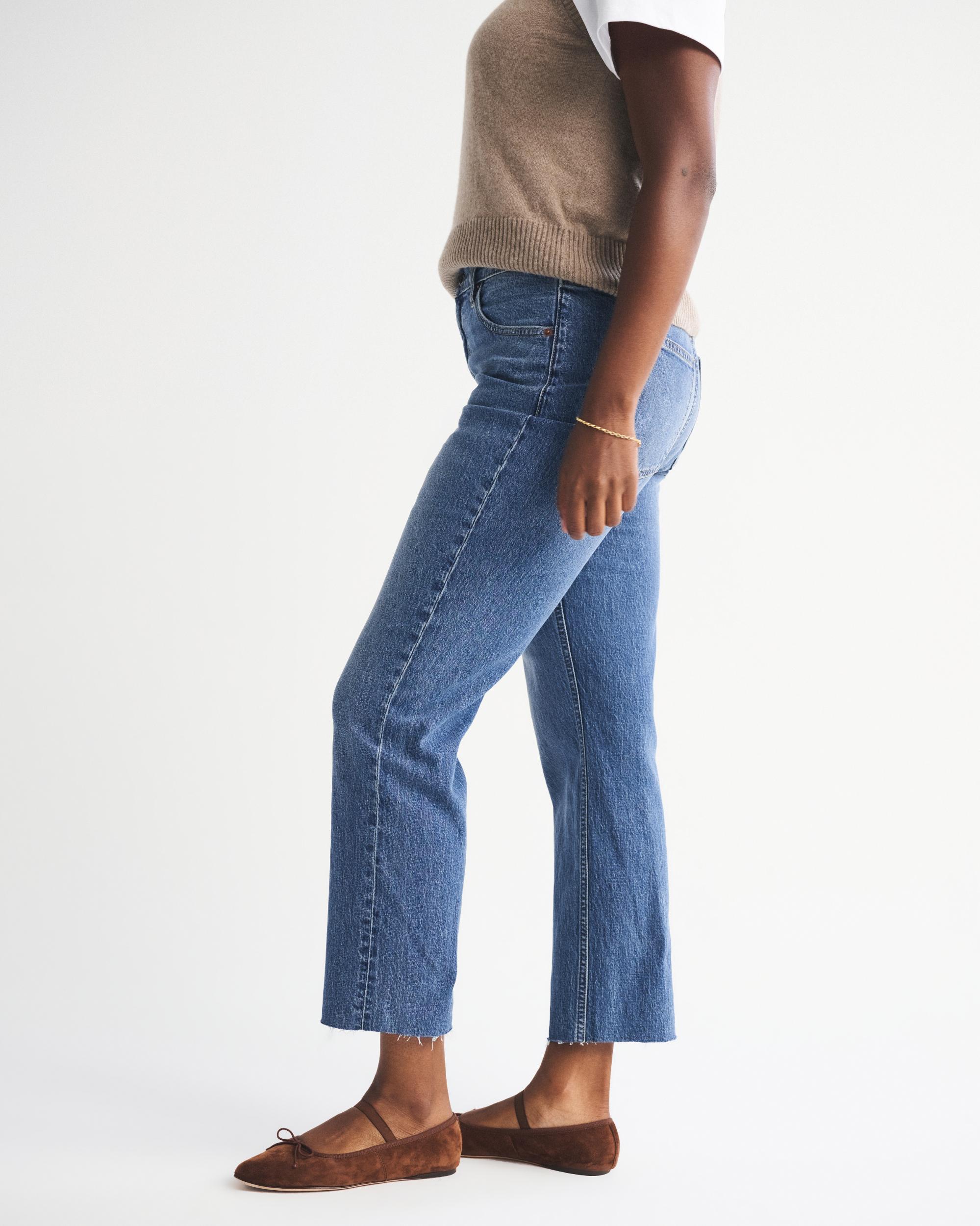 Ultra High Rise Ankle Straight Jean Product Image