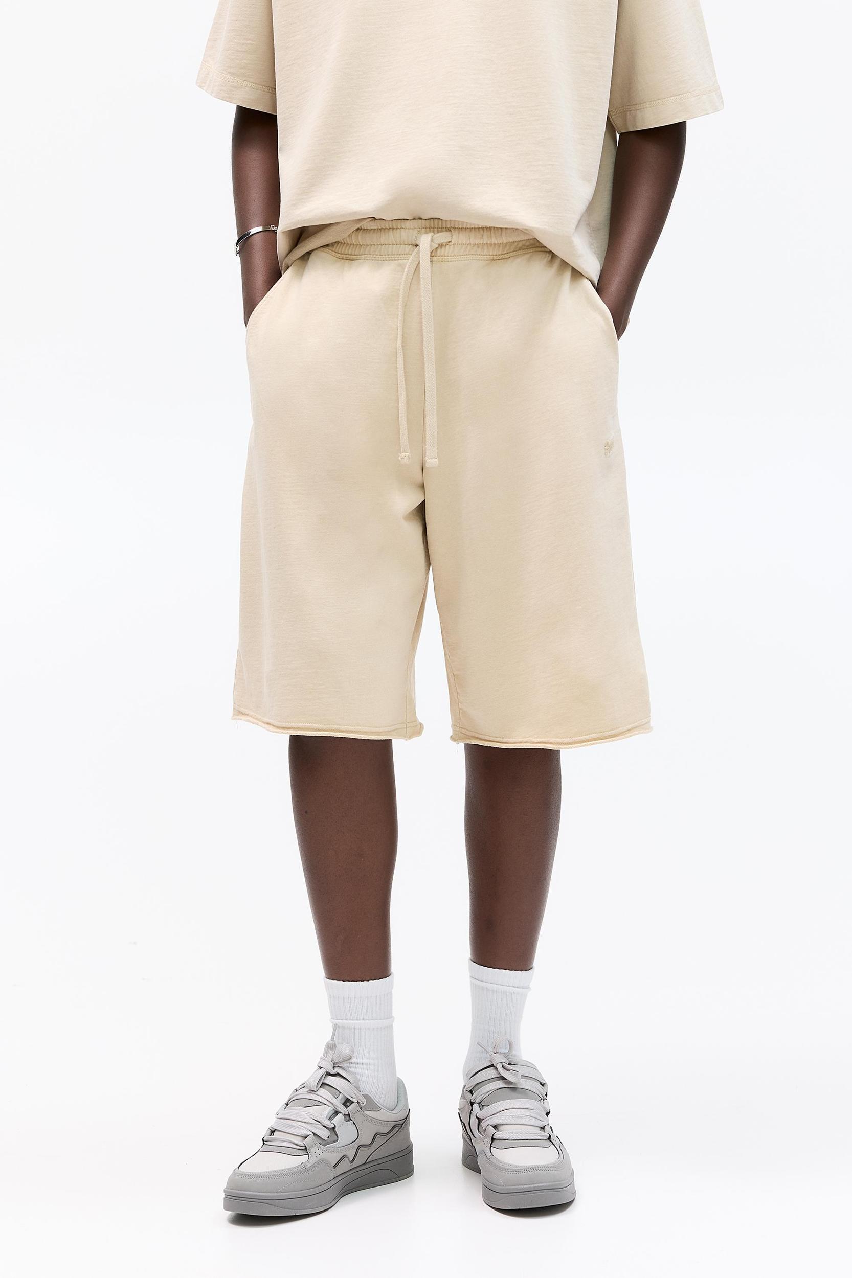 Baggy Bermuda sweat shorts Product Image