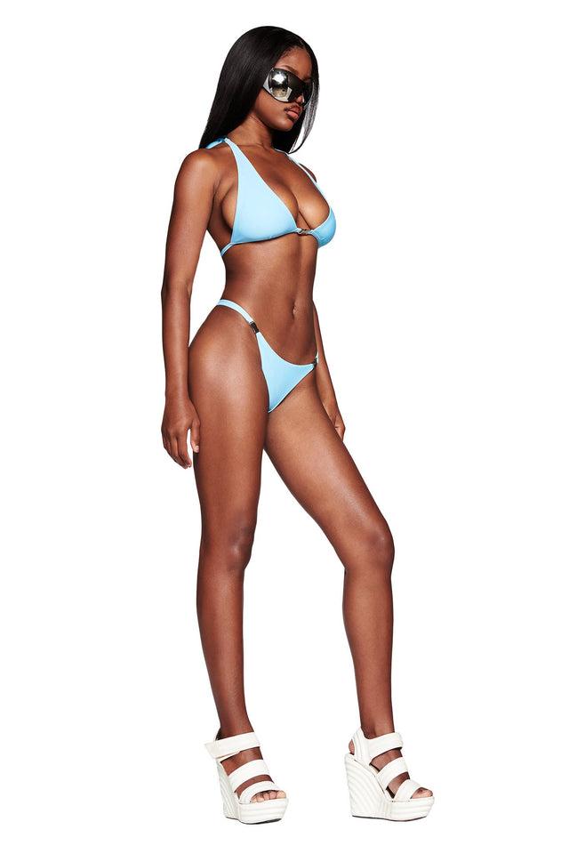 MAUI BIKINI BOTTOM - AQUA Product Image