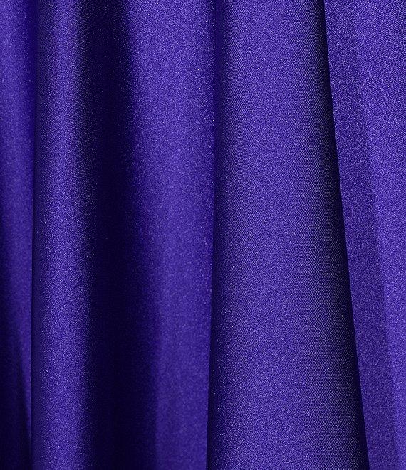 City Vibe Spaghetti Strap Skater Skirt Rhinestone Dress Product Image