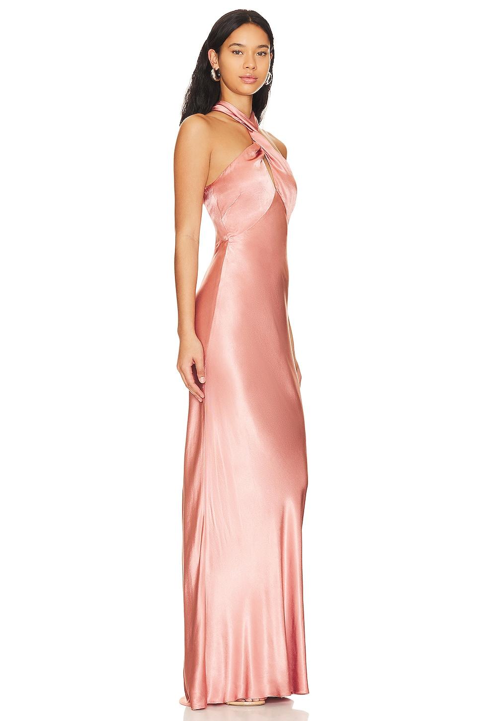 La Lune High Neck Twist Maxi Dress Shona Joy Product Image