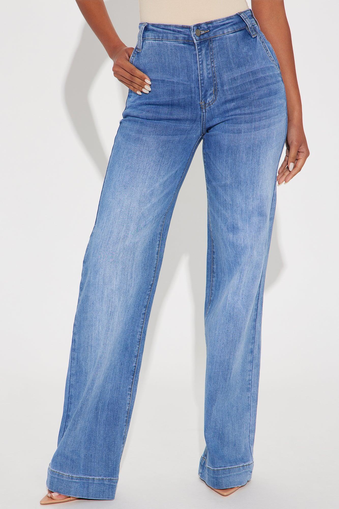 Tall Margot Stretch Trouser Jeans - Medium Wash Product Image