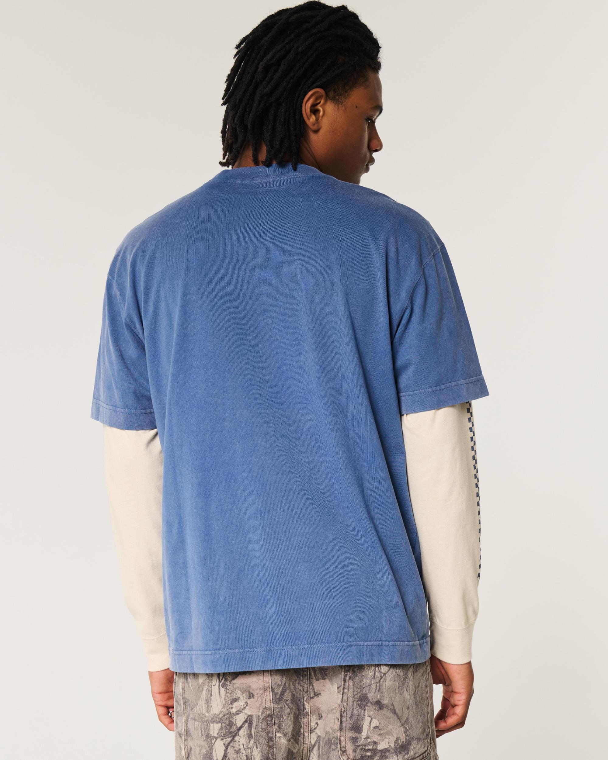 Dalix Mens Lil Smile Heavy Weight Cotton Tee Product Image